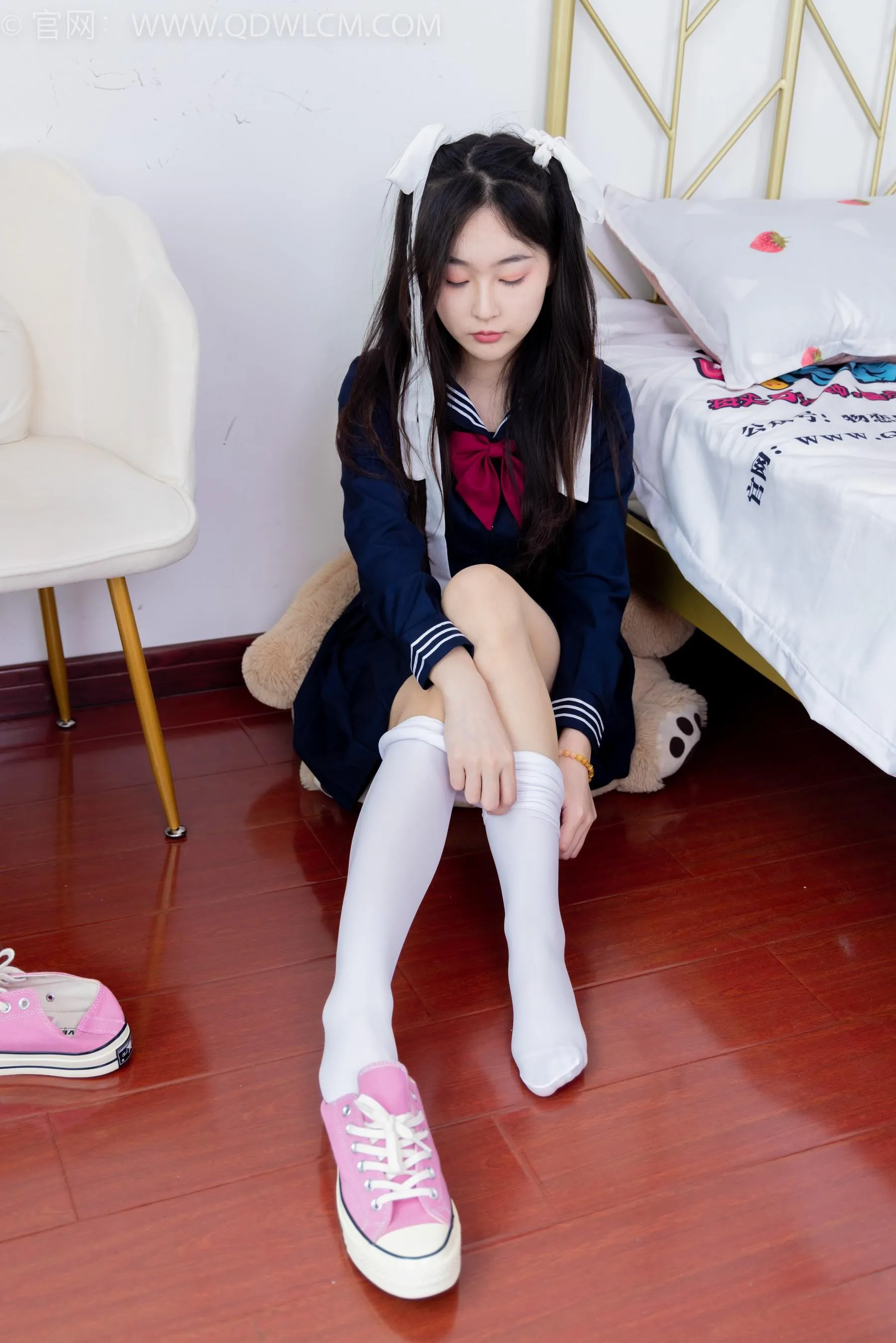 物恋传媒 NO.1544 美兔-学院少女 [151P]插图9